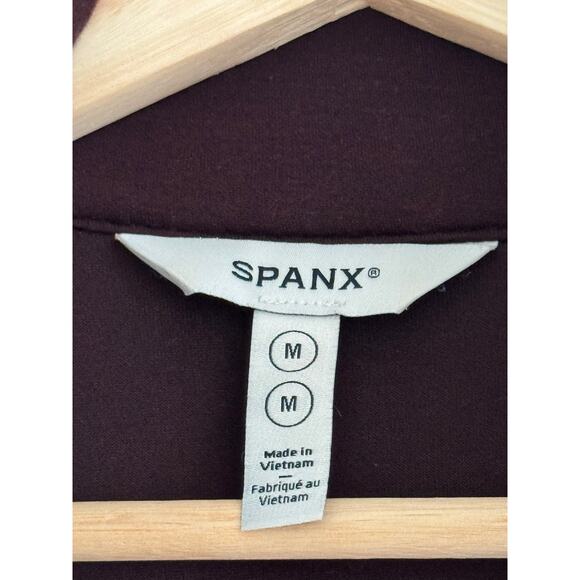 SPANX AirEssentials Wide Leg Jumpsuit in Truffle Brown Size Medium - Picture 6 of 9